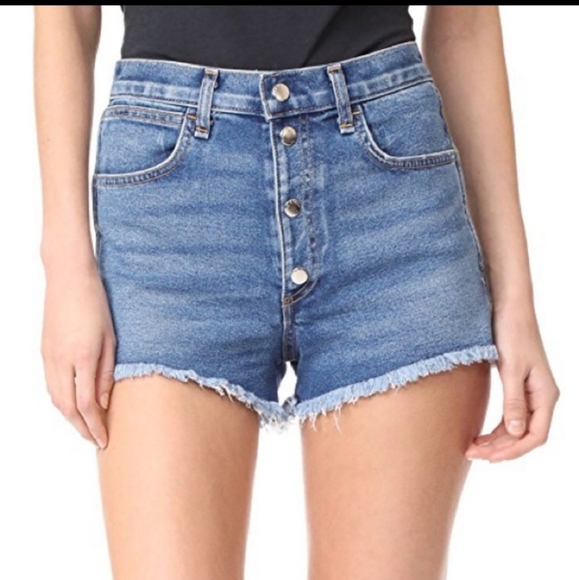 Rag & bone high rise lou shorts NWT - Picture 7 of 8